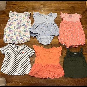 Baby girl tops and one piece